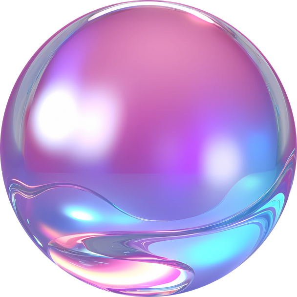 3D Holographic Gradient Sphere
