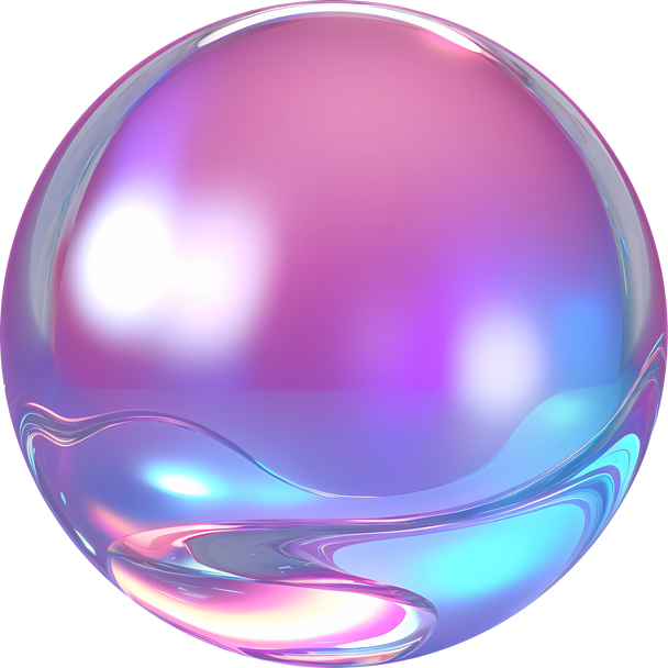 3D Holographic Gradient Sphere